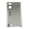 Capac baterie original Nokia 6500 slide 6500S argintiu