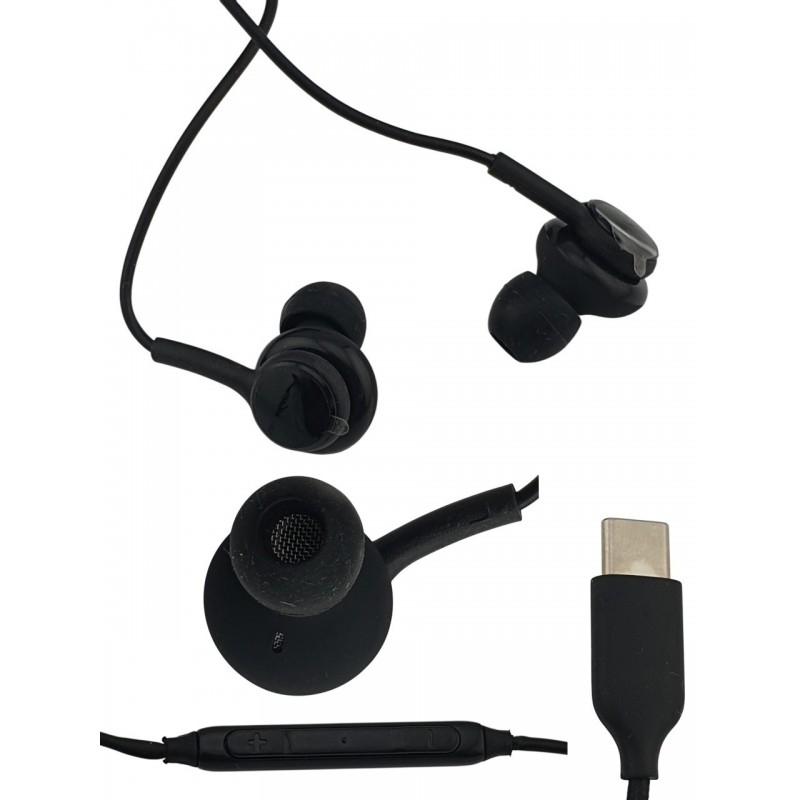 Casti USB tip C universale Negre