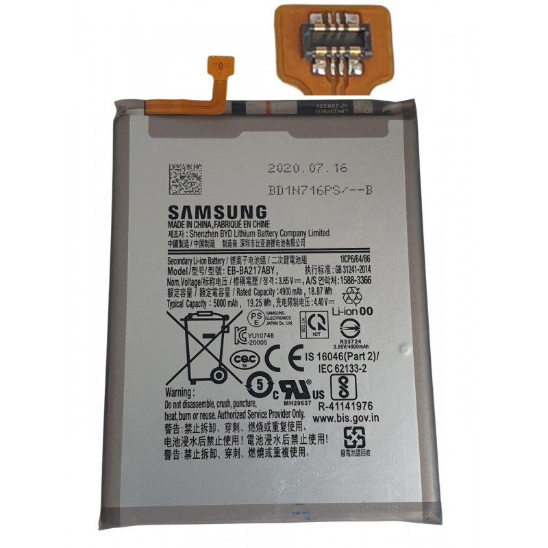 Acumulator Samsung Galaxy A21S, A217 original swap EB-BA217ABY