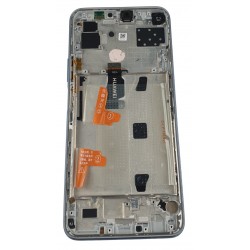 Display Huawei P40 lite 5G original swap cu rama Space Silver