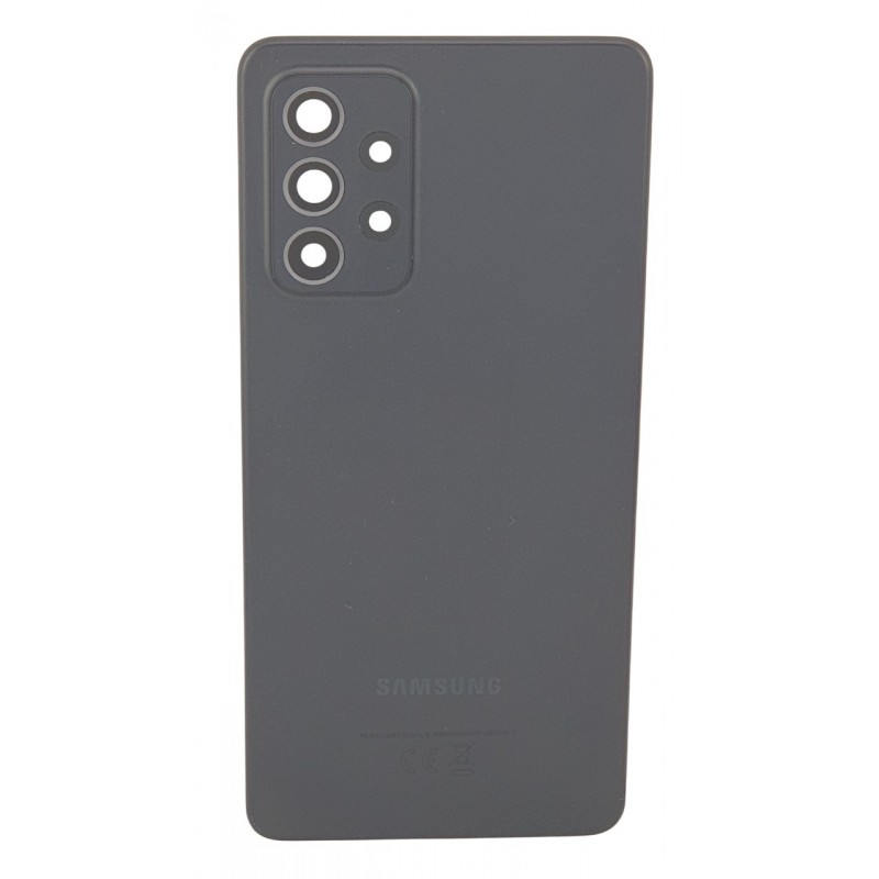 Capac Samsung Galaxy A52, A525, A526 original negru cu geam camera swap B