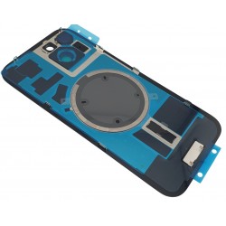 Capac iPhone 15 cu geam camera negru CM