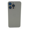 Capac iPhone 15 Pro Max cu geam camera Natural titanium CM