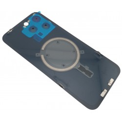 Capac iPhone 15 Pro Max cu geam camera alb CM