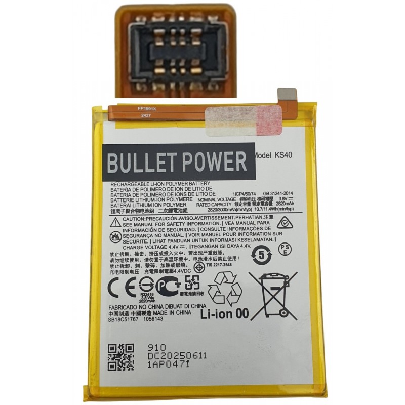 Acumulator Motorola Motorola Moto E6 Play XT2029 KS40 mufa dreapta