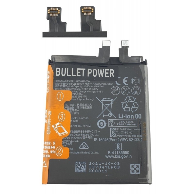 Acumulator Huawei P50 Pro, HB536479EFW HIGH Power