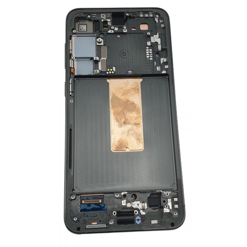 Display Samsung Galaxy S23 Plus, S916 original service pack negru cu rama