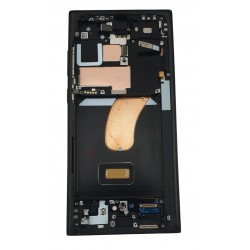 Display Samsung Galaxy S23 Ultra S918 ORIGINAL service pack cu rama GRAPHITE GRAY