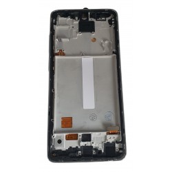 Display Samsung Galaxy A52s 5G A528 cu rama alb argintiu