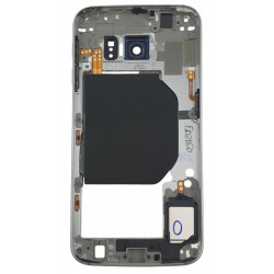 Carcasa Mijloc Samsung Galaxy S6 Edge G925 silver
