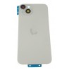 Capac iPhone 14 Plus cu geam camera alb cu magnet