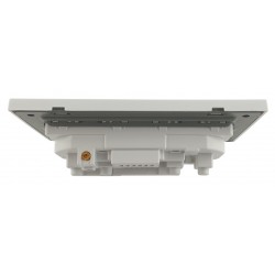 Priza dubla cu impamantare si indicator luminos, USB-A , USB-C mobilier sau rigips