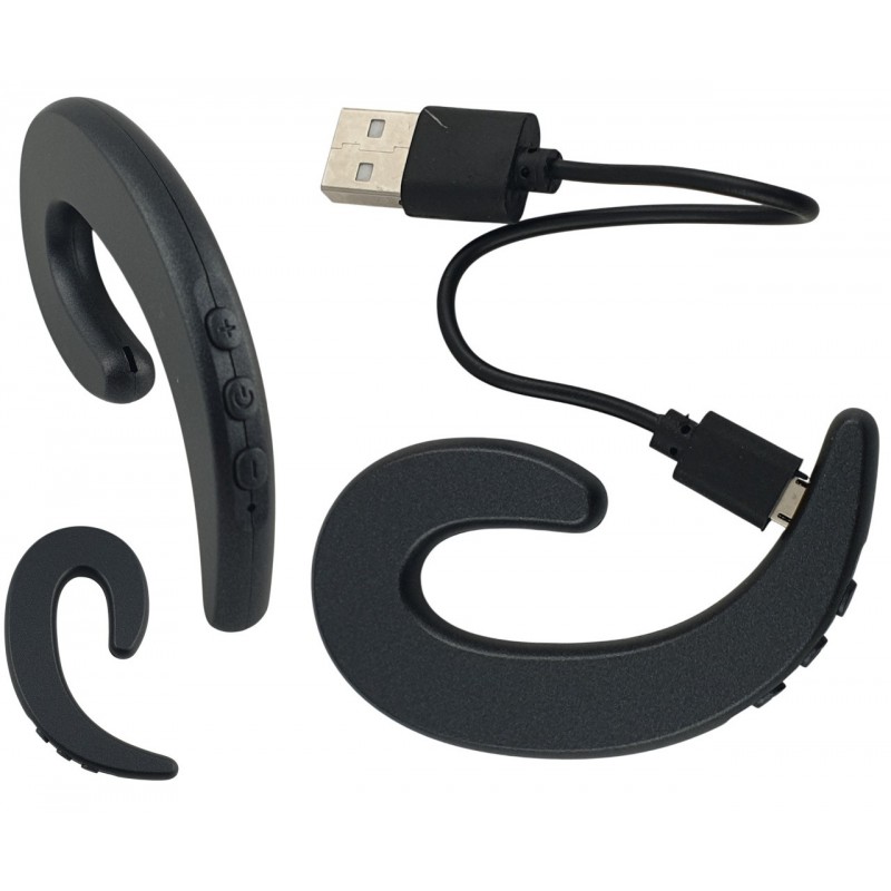 Casca Handsfree audio mono neagra