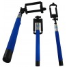 Selfie stick bluetooth albastru extensibil