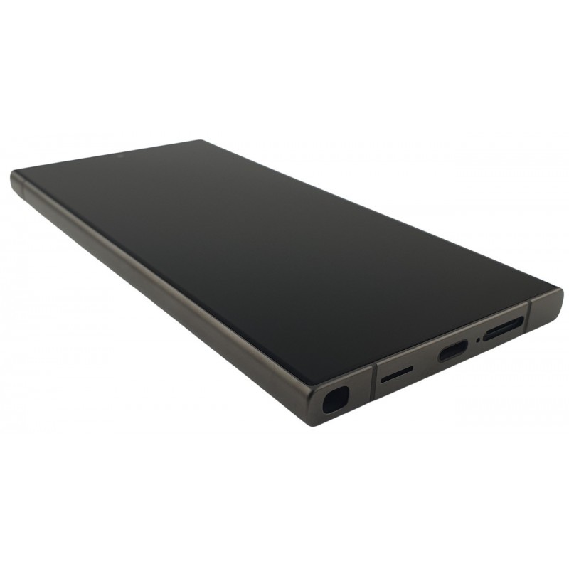 Display Samsung Galaxy S24 Ultra, S928 original service pack cu rama Titanium Black