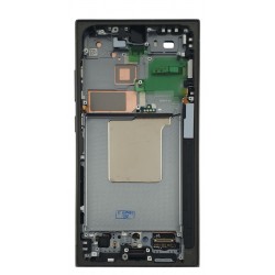 Display Samsung Galaxy S24 Ultra, S928 original service pack cu rama Titanium Black