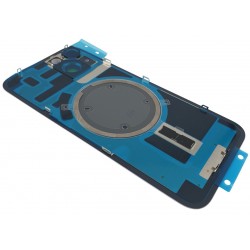 Capac iPhone 14 cu geam camera mov, purple cu magnet