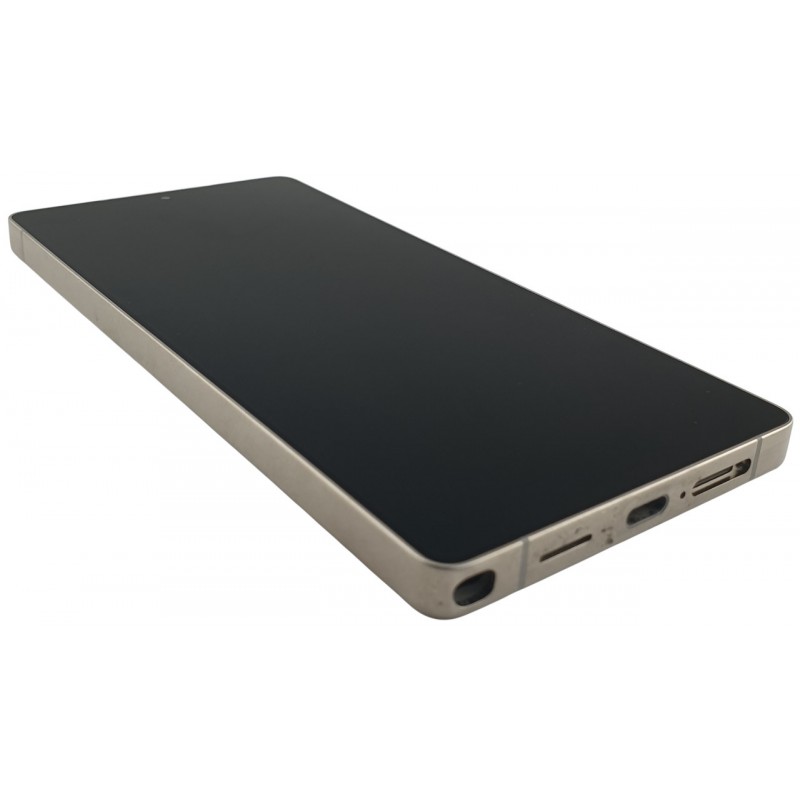 Display Samsung Galaxy S25 Ultra, S938 original swap Gold cu rama