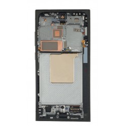 Display Samsung Galaxy S24 Ultra, S928 negru cu rama original swap