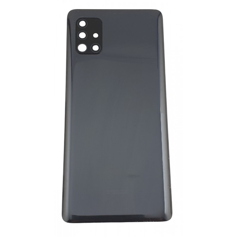 Capac Samsung Galaxy A51 5G, A516 original swap Prism Cube Black cu geam