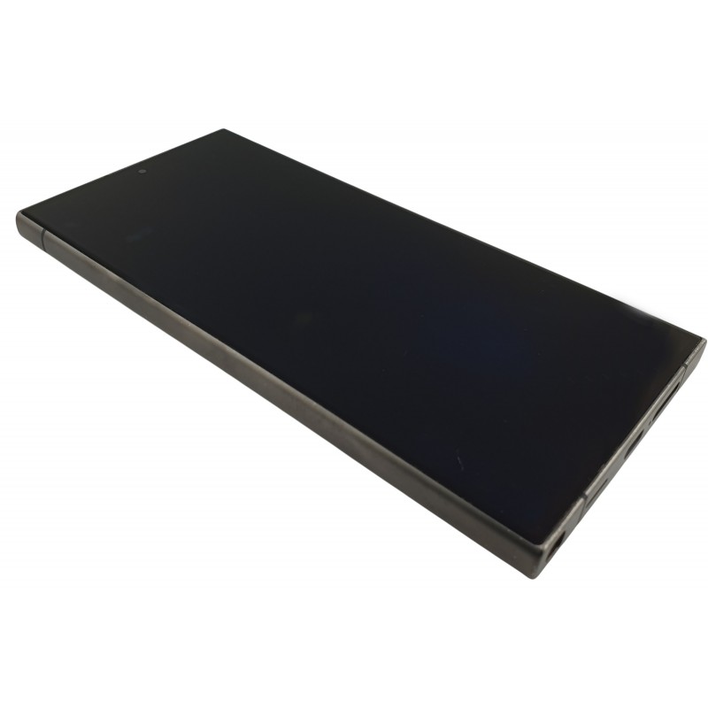 Display Samsung Galaxy S24 Ultra, S928 original swap negru grad B cu rama