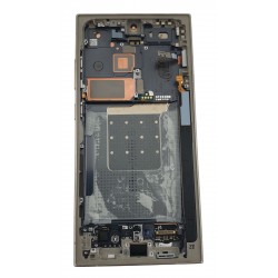 Display Samsung Galaxy S24 Ultra, S928 original swap Titanium Yellow cu rama