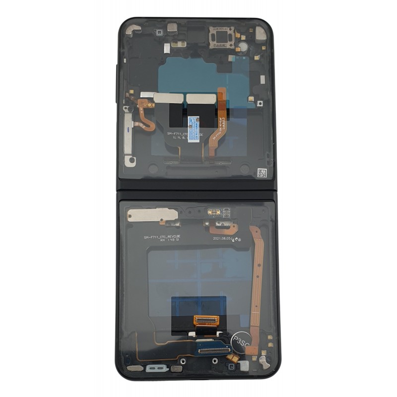 Display Samsung Galaxy Z Flip3 5G F711 original service pack cu rama negru