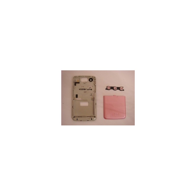 Carcasa Originala LG KP500 Cookie Capac Baterie + Tastatura + Corp spate - pink - swap