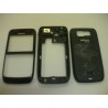 Carcasa originala Nokia E63 fata + mijloc + capac baterie neagra swap
