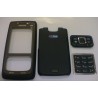 Carcasa originala Nokia e65 fata + mijloc + tastaturi negru swap