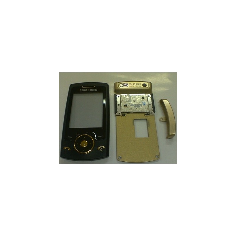 Carcasa Originala Samsung u600 fata - joystick - slide gold