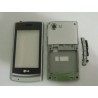 LG GT405 Carcasa Originala Cu TOUCH SCREEN 3 piese swap argintie