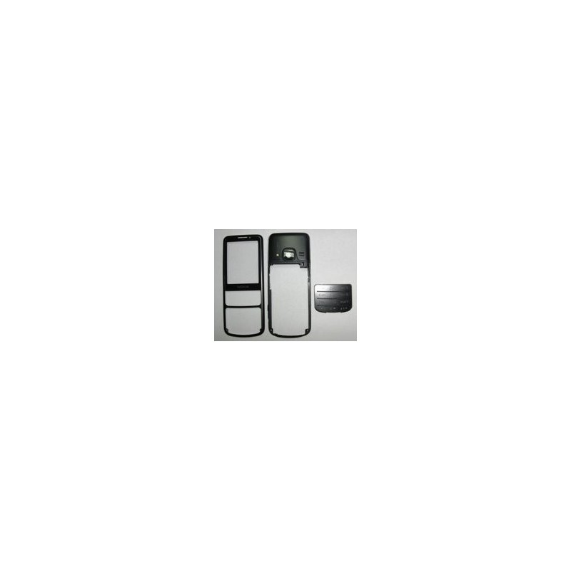 Carcasa Originala Nokia 6700 neagra mat ( fata + mijloc + capac camera  + tastatura numerica )