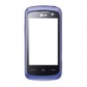 Carcasa Fata Cu TouchScreen LG KM570 Cookie Gig Original Swap Violet , Argintie sau Neagra