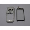 Carcasa Nokia C7 Cu TouchScreen 3 Piese Swap Argintie