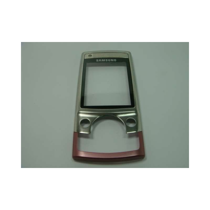 G600 Samsung Carcasa Fata Originala Swap Argintiu Cu Roz