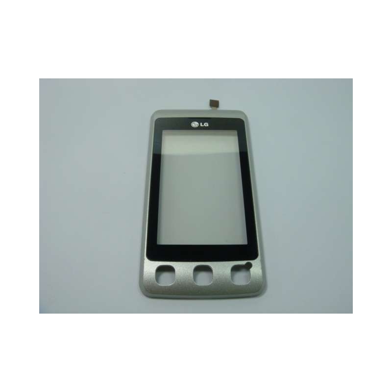 KP500 LG Cookie Carcasa Fata Cu TouchScreen Originala Swap Argintie