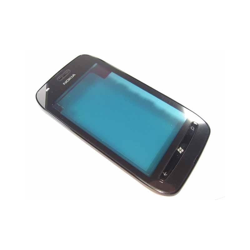 710 nokia Lumia fata cu touch screen si rama neagra originala