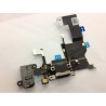 Flex incarcare iPhone 5 black cu mufa jack, microfon si antena