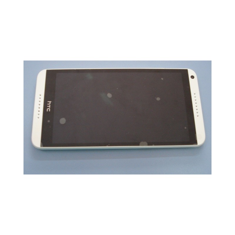 Touchscreen cu display HTC Desire 816, D816W Modul complet cu carcasa rama alba D816W