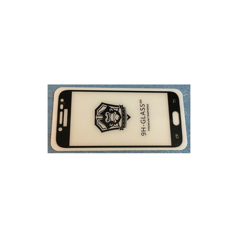 Folie protectie Samsung J5 2017 display de sticla 5D antisoc Negru